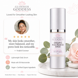 Organic Niacinamide Anti-Aging Serum - Tightens Pores, Reduces Wrinkles
