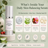 Organic Niacinamide Anti-Aging Serum - Tightens Pores, Reduces Wrinkles
