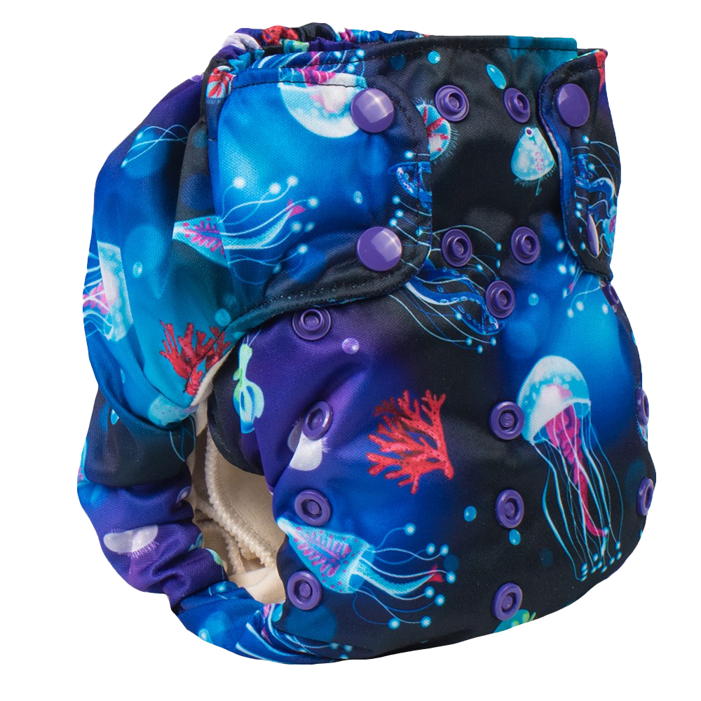 Smart One 3.1 Cloth Diaper - Ocean Blooms