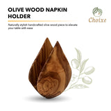 Olive Wood Napkin Holder