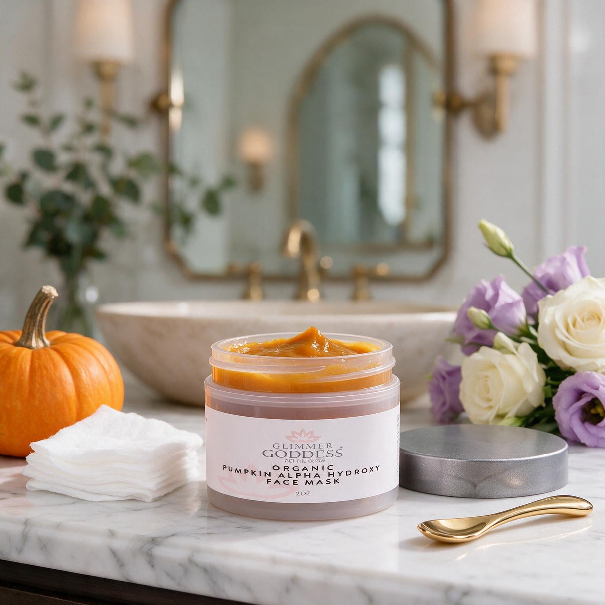 Organic Pumpkin Alpha Hydroxy Acid Face Mask