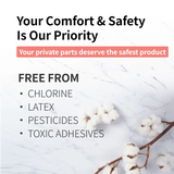 Organic Cotton Cover Pads - Day Use