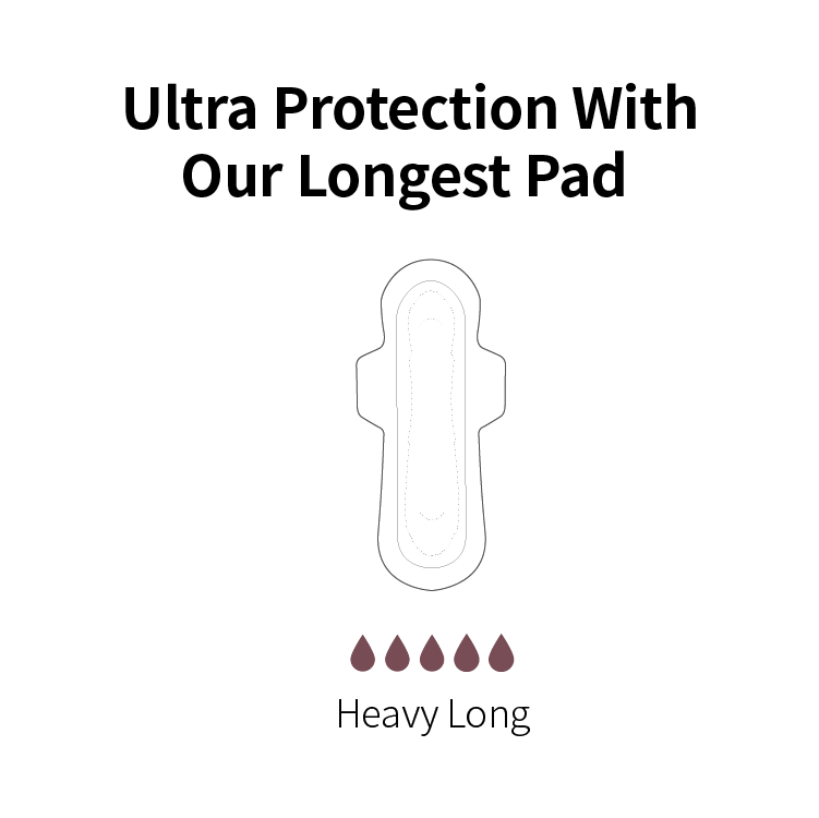 Organic Cotton Cover Pads - Heavy Long