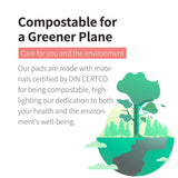 Organic Cotton Cover Pads - Heavy Long