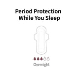 Organic Cotton Cover Pads - Overnight