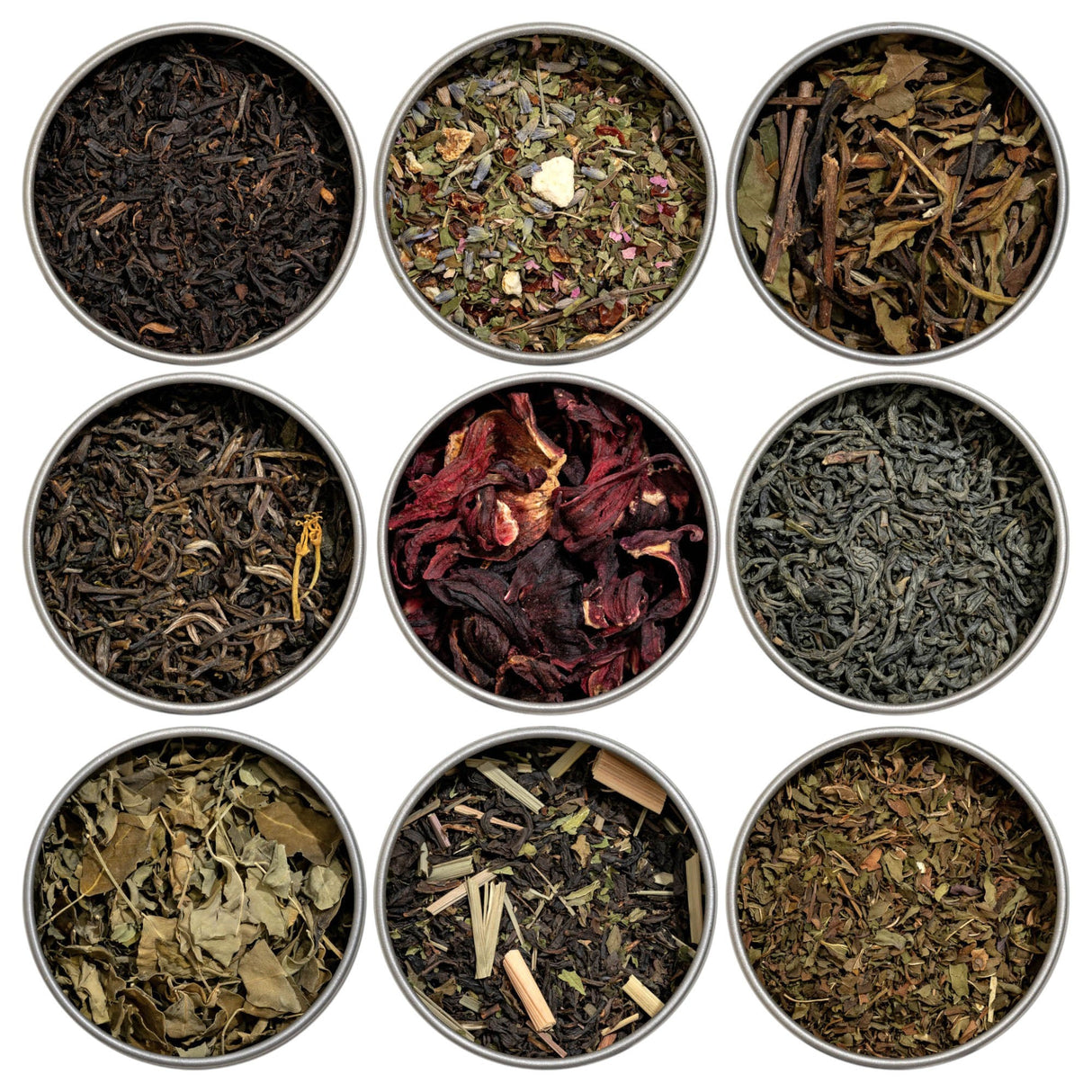 Organic 9 Flavor Variety Pack Loose Leaf Tea Sampler