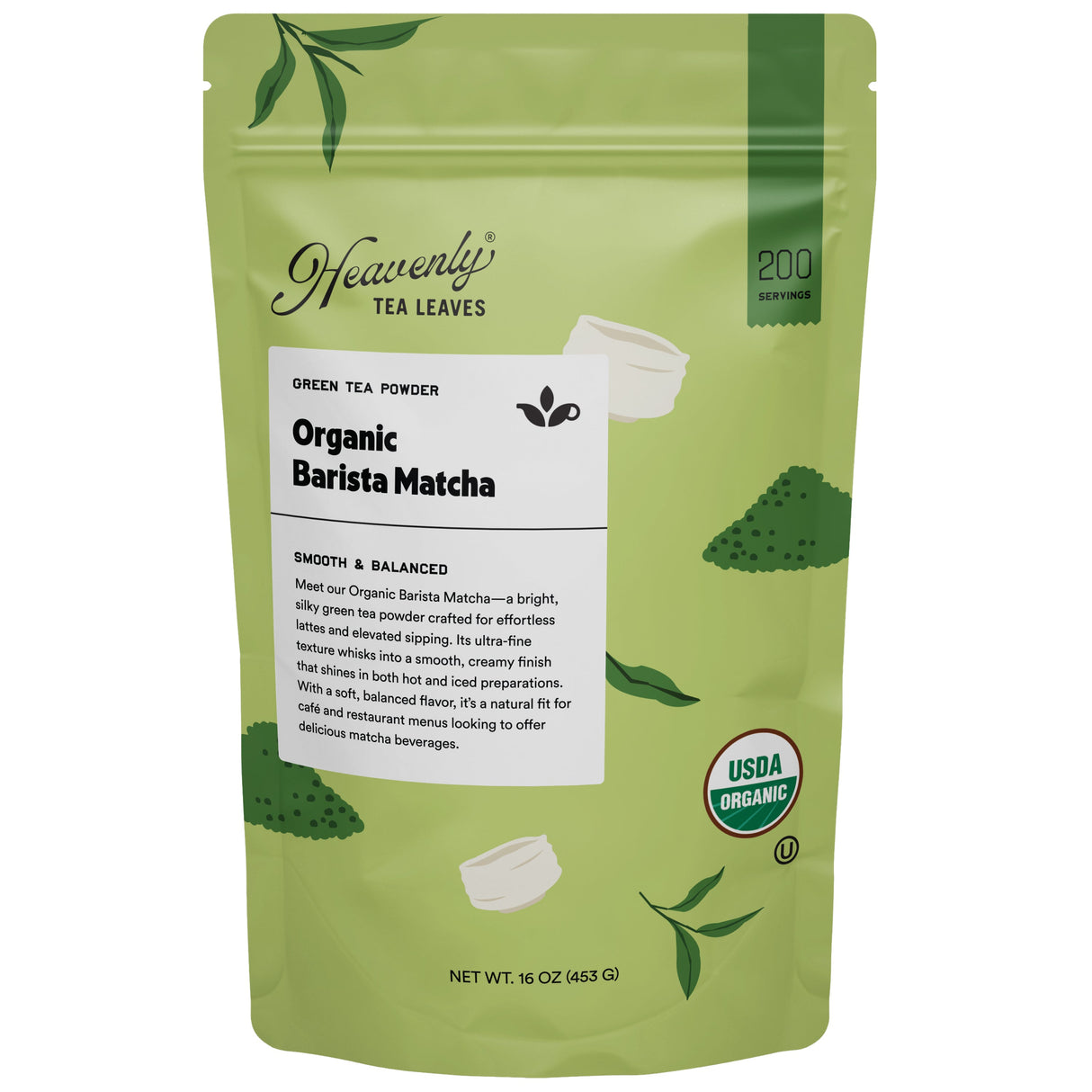 Organic Barista Matcha, 453 g