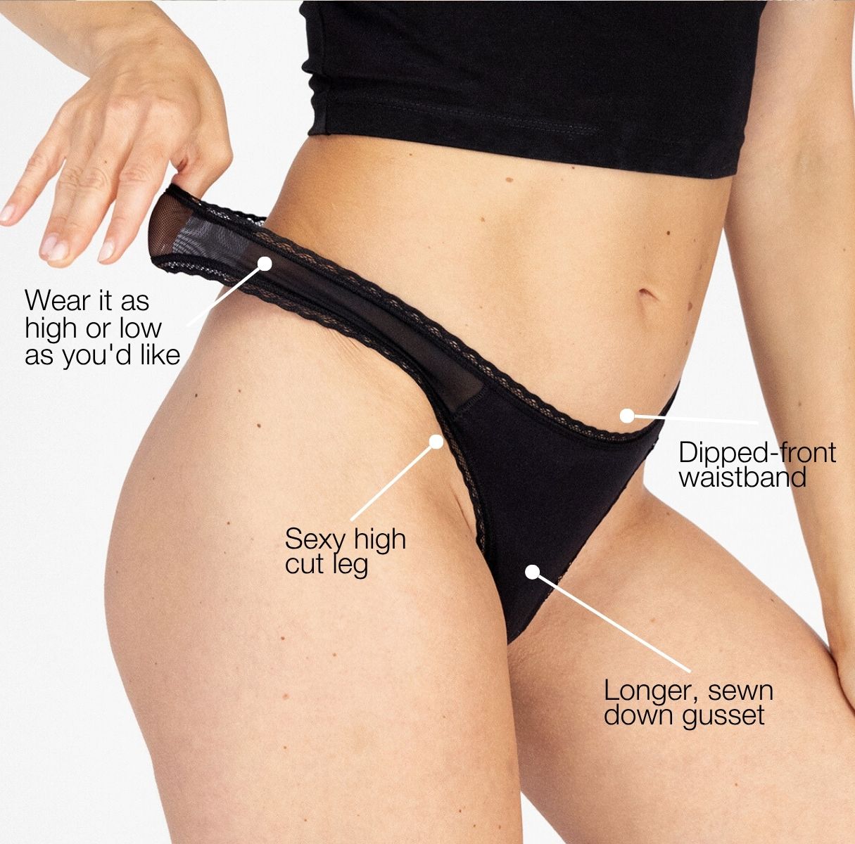 Mid Rise Thong