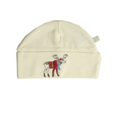 roll up hat | ivory moose embroidery