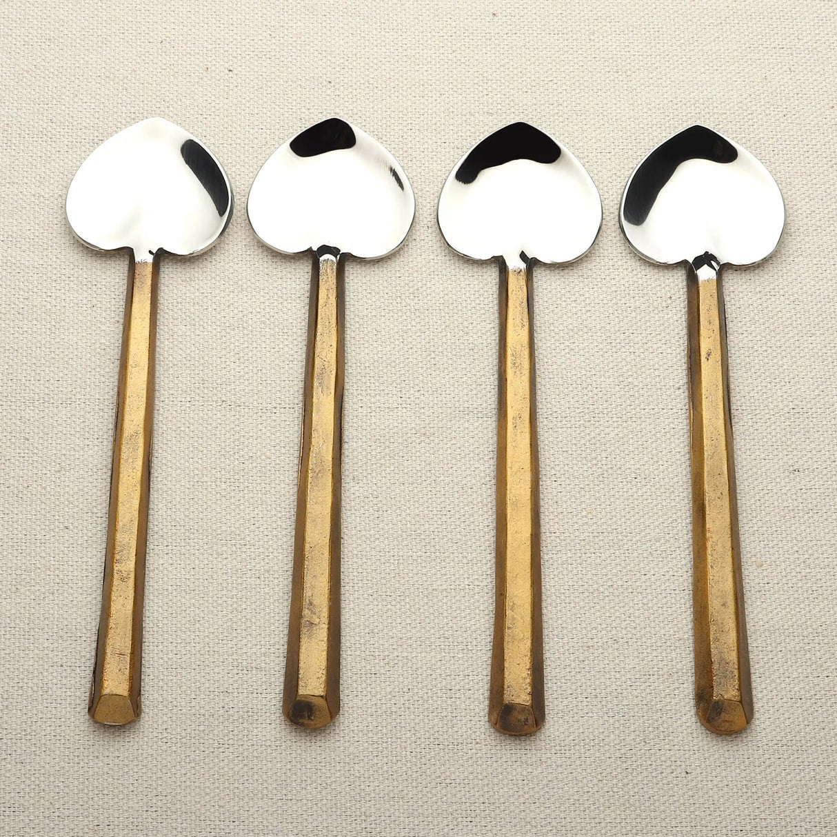 PLATEAU HEART SPOON 4 PC. SET