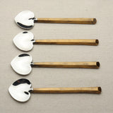 PLATEAU HEART SPOON 4 PC. SET