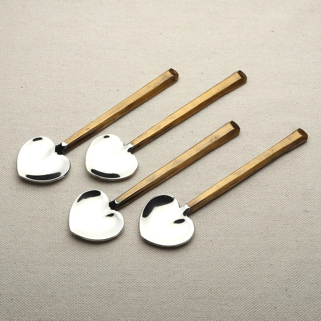 PLATEAU HEART SPOON 4 PC. SET