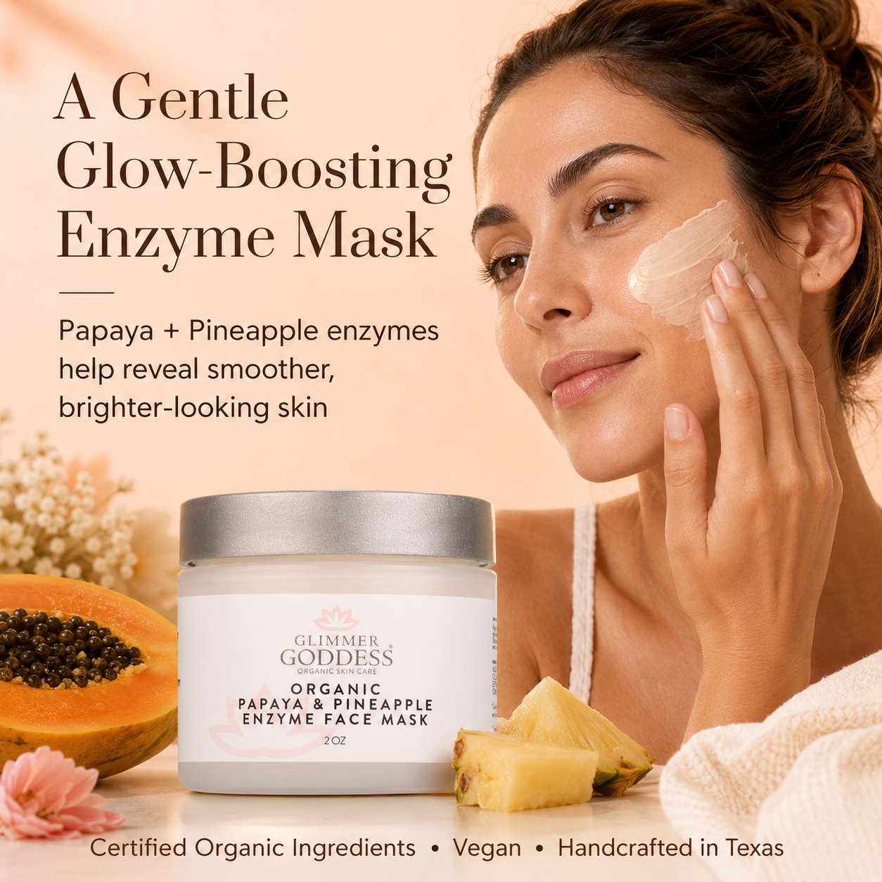 Organic Papaya and Pineapple Enzyme Face Mask