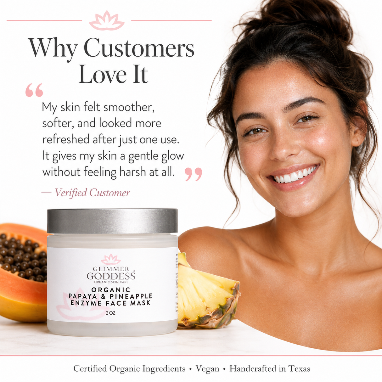 Organic Papaya and Pineapple Enzyme Face Mask