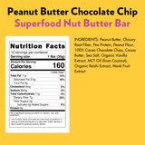 Peanut Butter Chocolate Chip Superfood Bar (12 Count) 🥜