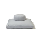 Organic Meditation Cushion Set - pebble