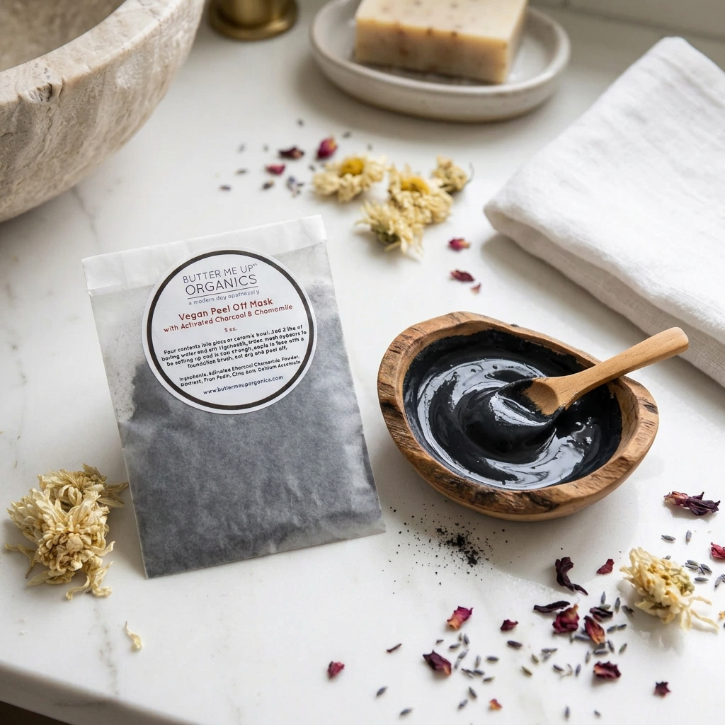 VEGAN Activated Charcoal Peel-Off Mask