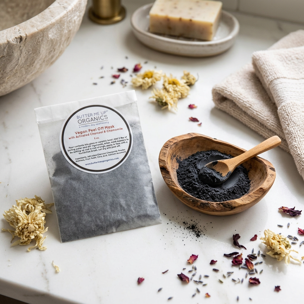 VEGAN Activated Charcoal Peel-Off Mask