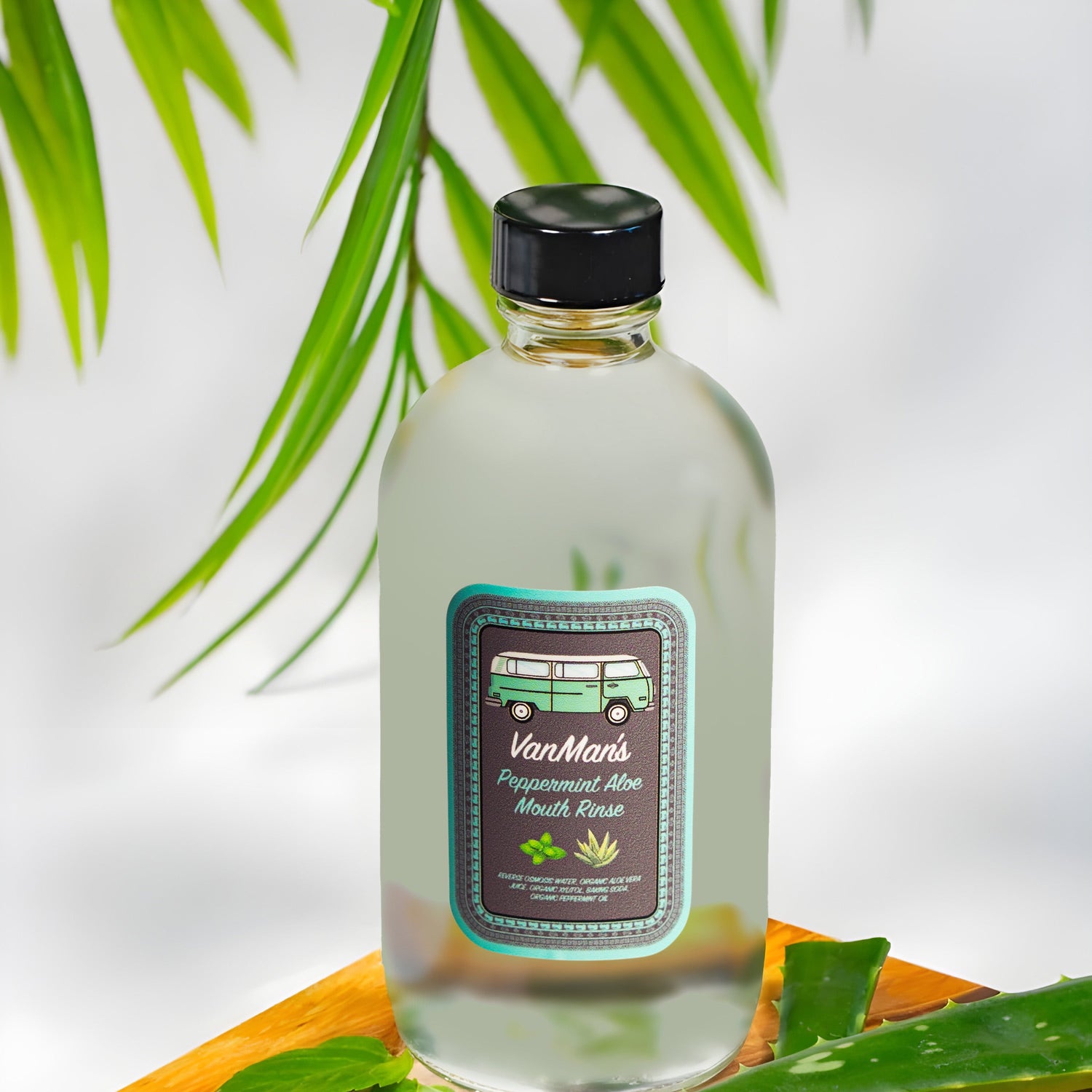 VanMan's Peppermint Aloe Mouth Rinse - 8 oz