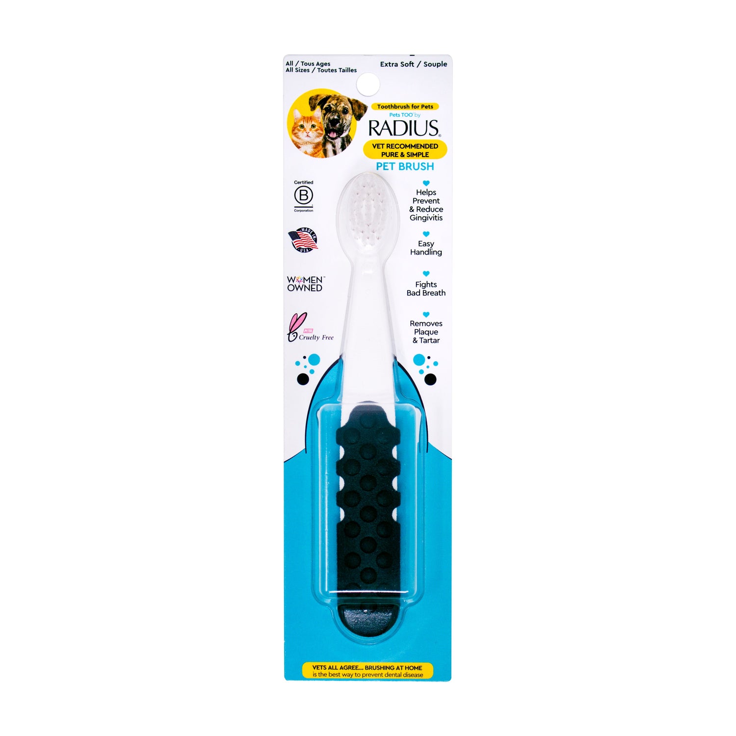 Lush & Plush Soft Pet Toothbrush