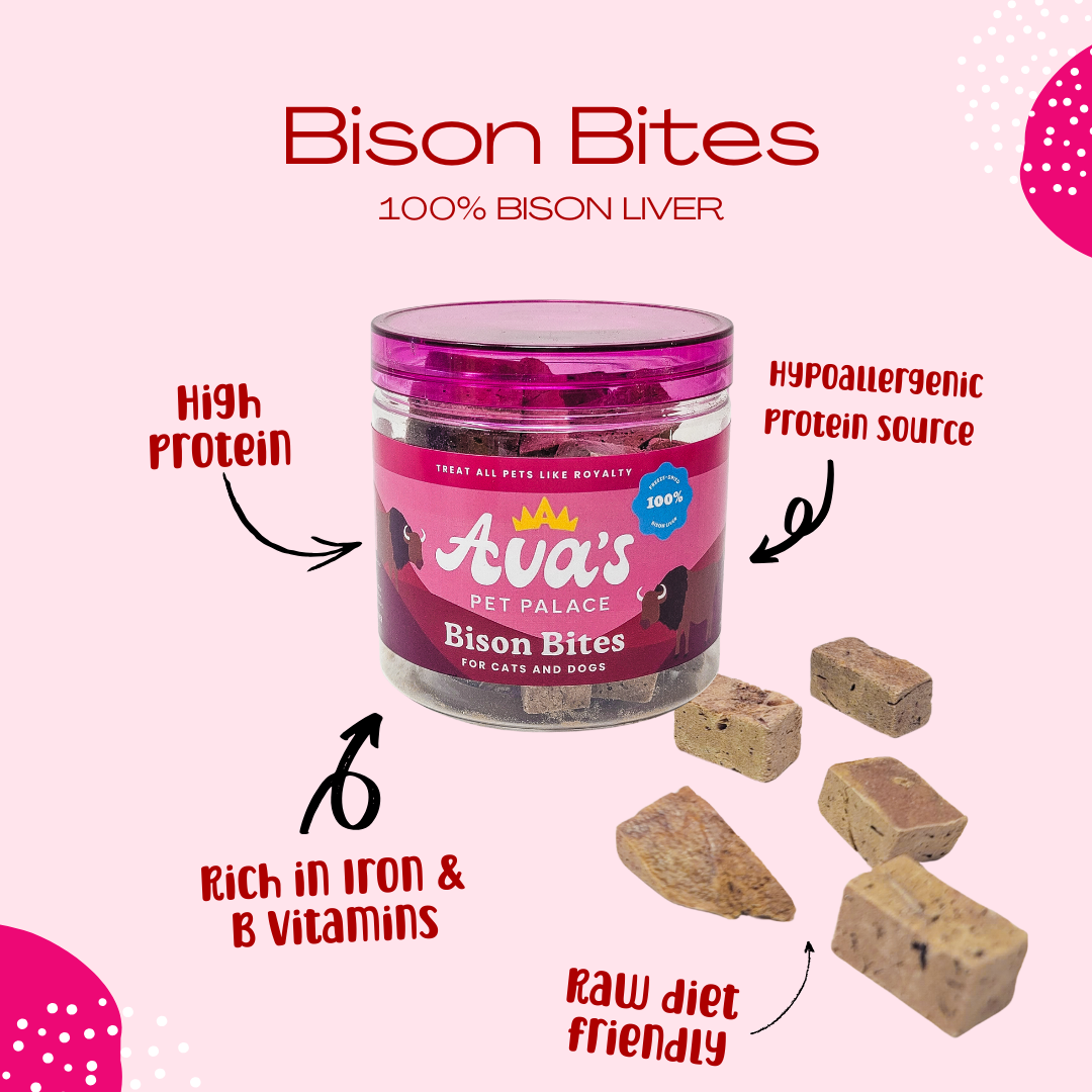 Freeze Dried Bison Liver - Bison Bites