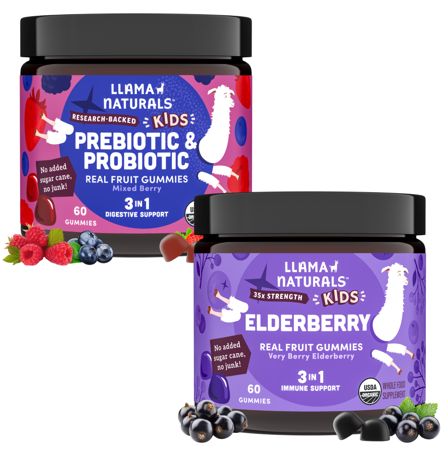Kids Gut & Immune Support Bundle – Pre & Probiotic + Elderberry Gummies