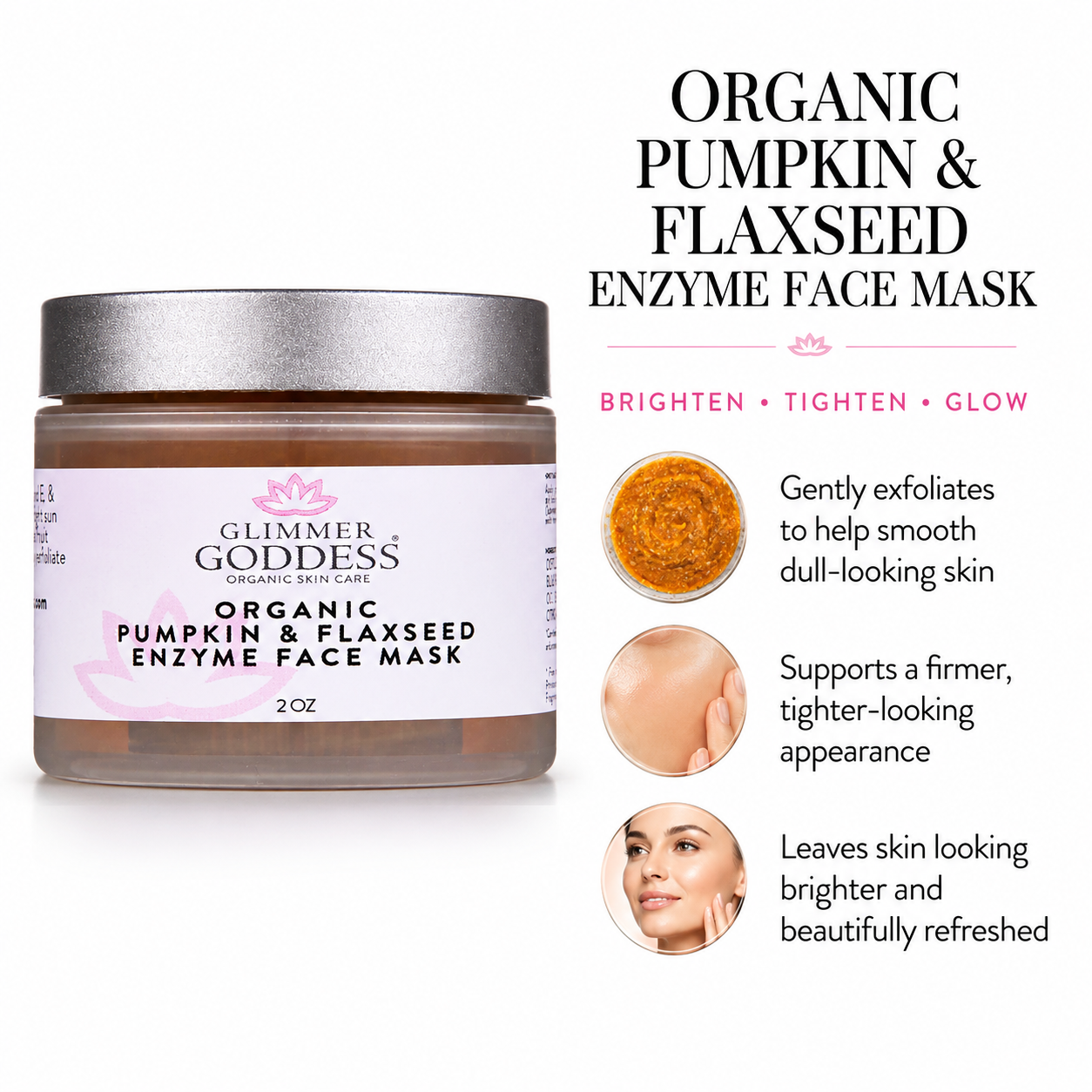 Organic Pumpkin & Flaxseed Enzyme Face Mask