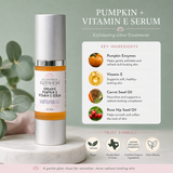 Organic Pumpkin Serum with Collagen Boosting Vitamin E Instant Glow Treatment