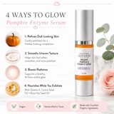 Organic Pumpkin Serum with Collagen Boosting Vitamin E Instant Glow Treatment