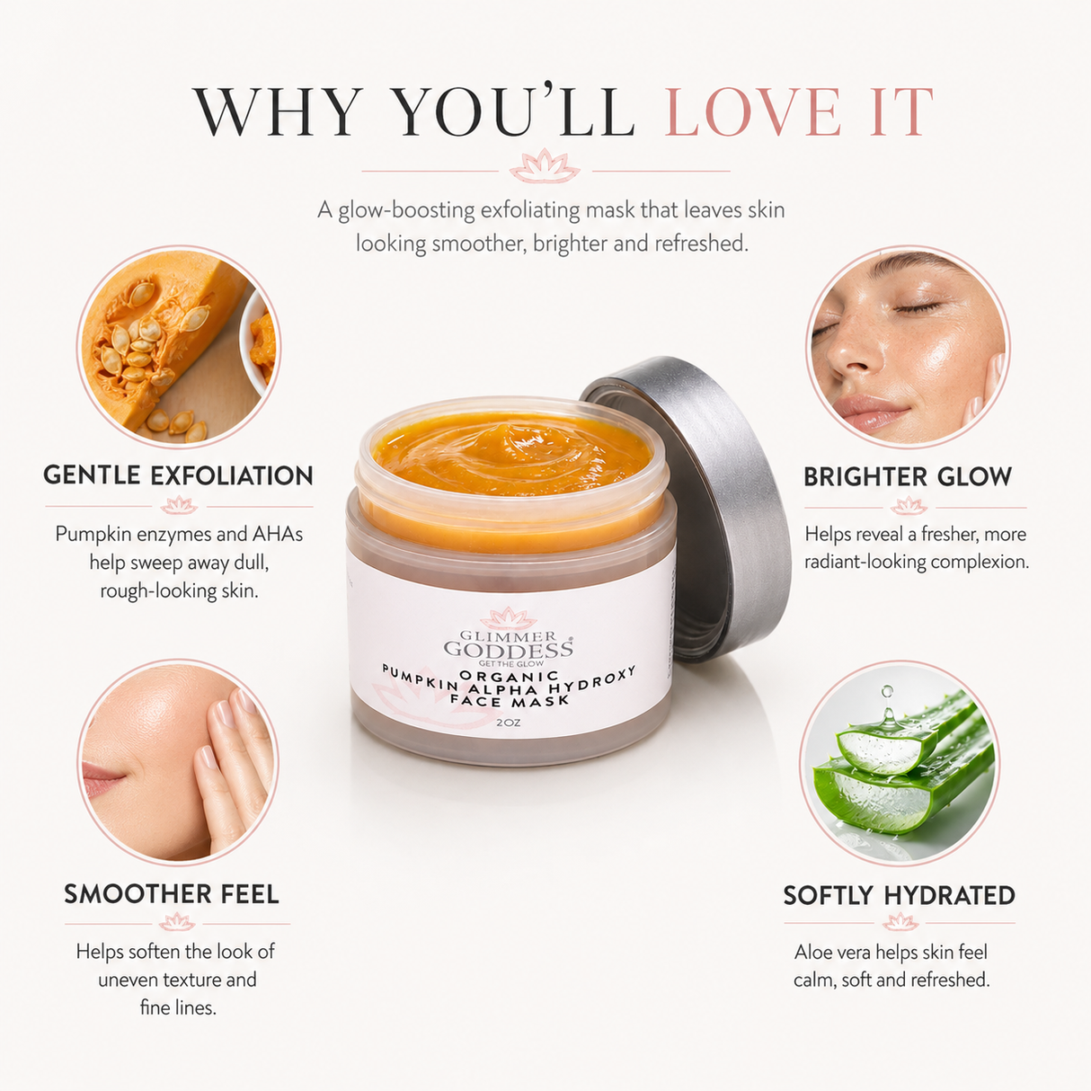 Organic Pumpkin Alpha Hydroxy Acid Face Mask
