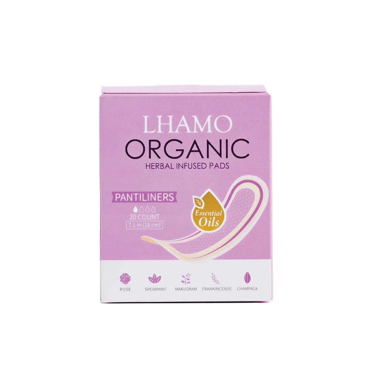 Pure Care Organic Herbal Infused Pads - Pantiliners