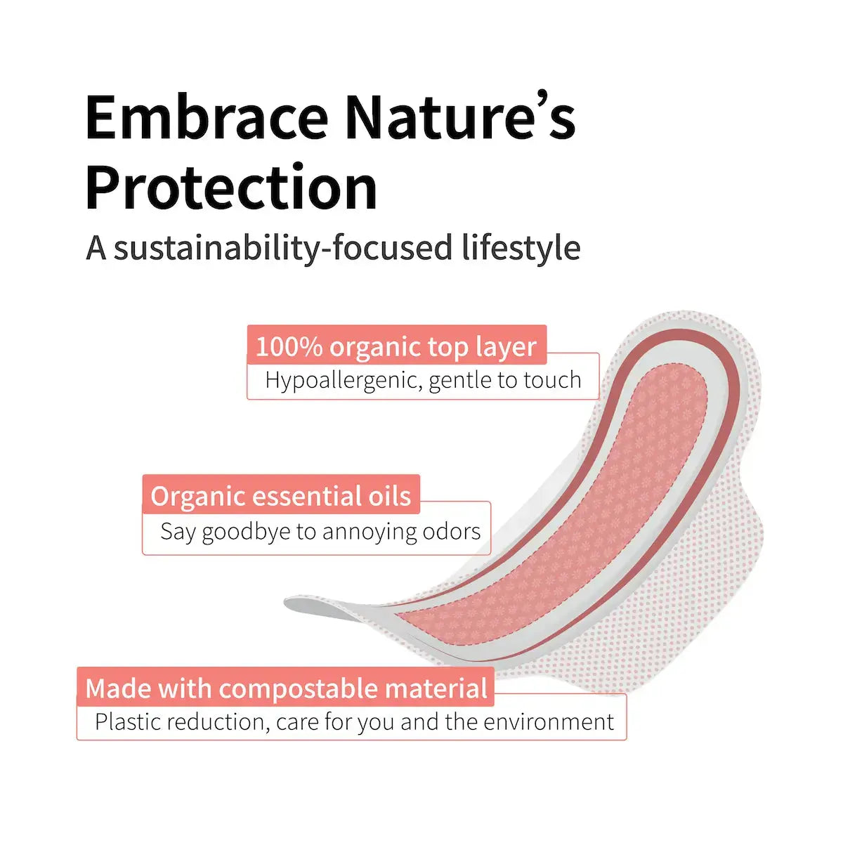 Pure Care Organic Herbal Infused Pads - Pantiliners