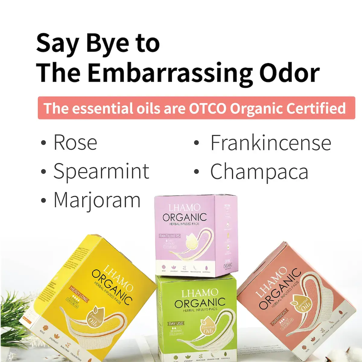 Pure Care Organic Herbal Infused Pads - Pantiliners