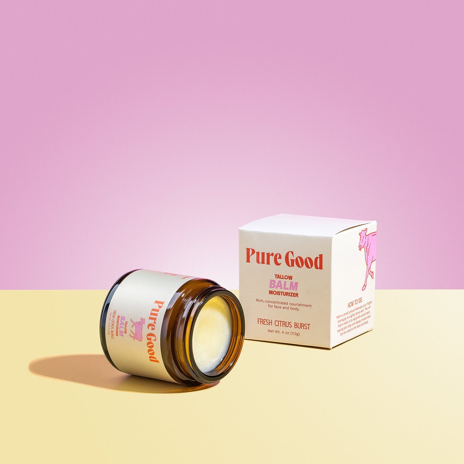 Fresh Citrus Burst Tallow Balm - Hydration and Vitamin C