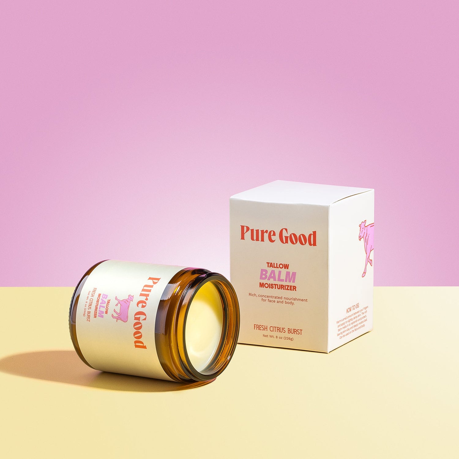 Fresh Citrus Burst Tallow Balm - Hydration and Vitamin C