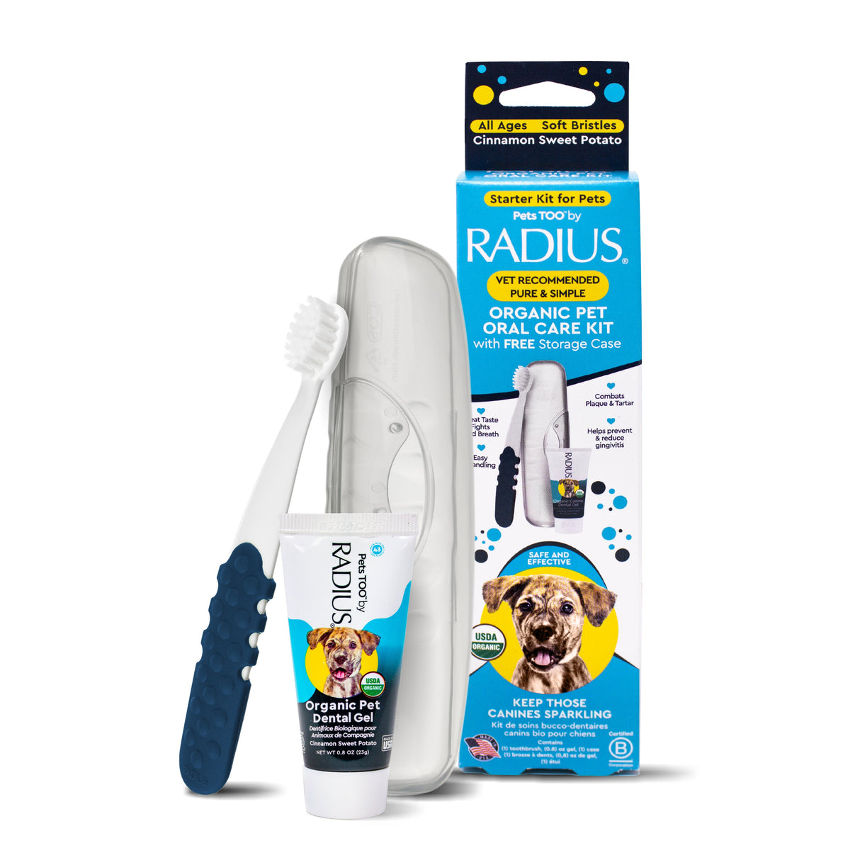 Organic Canine Dental Kit with FREE Critter Case