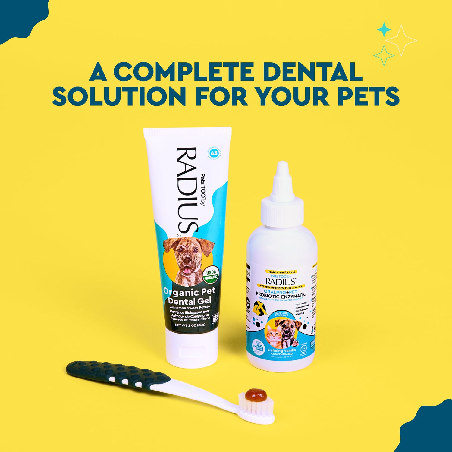Organic Canine Dental Kit with FREE Critter Case