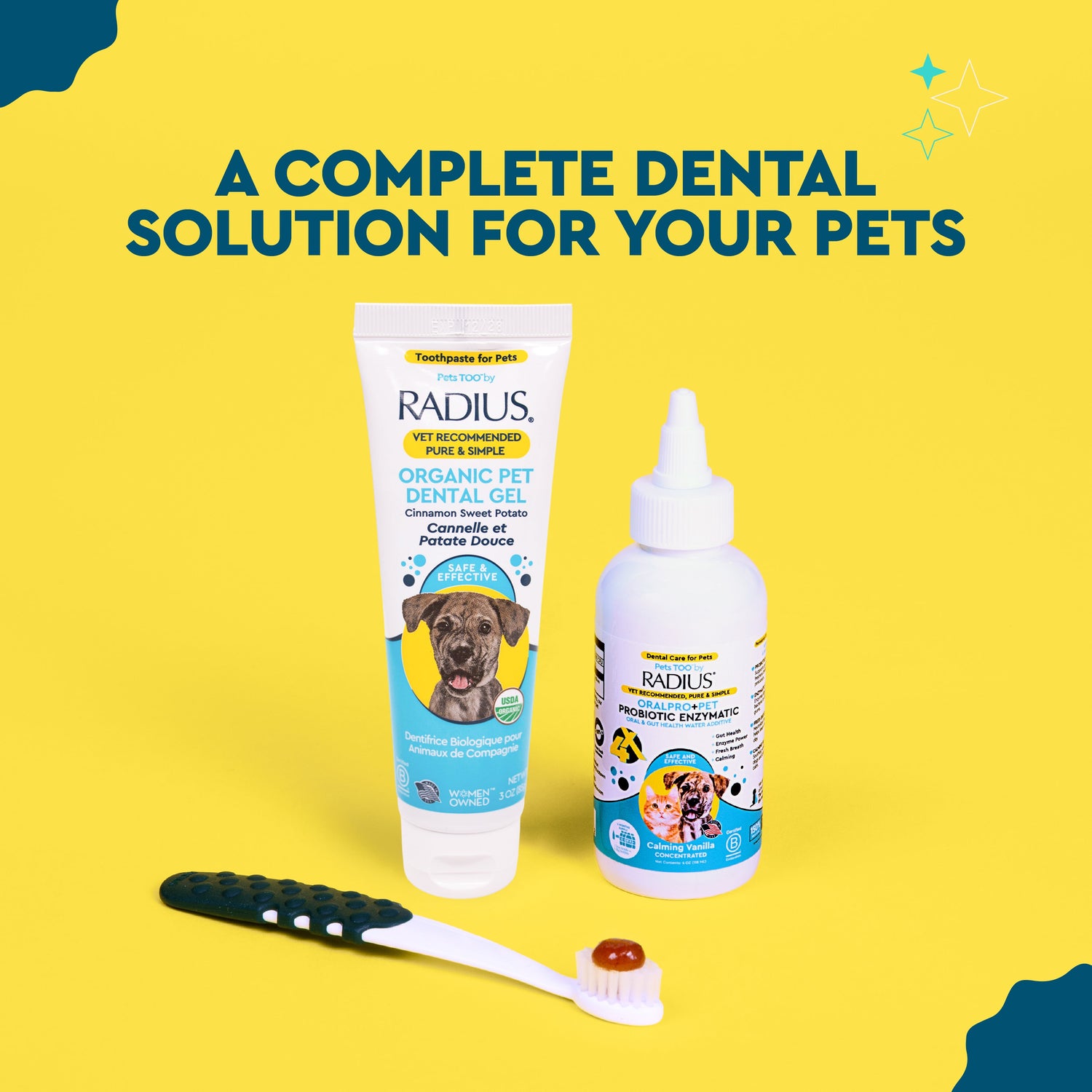 Organic Canine Dental Kit with FREE Critter Case