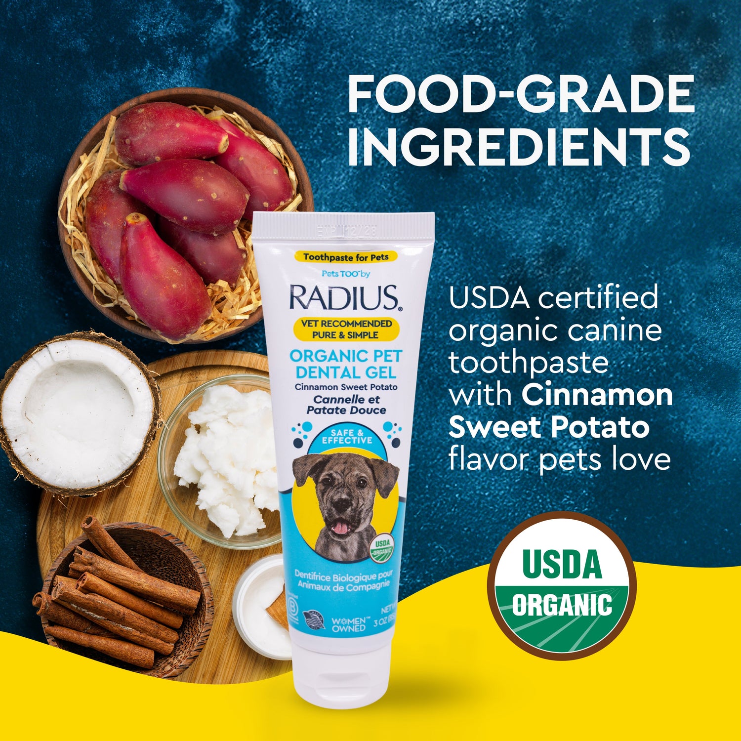 USDA Organic Canine Toothpaste