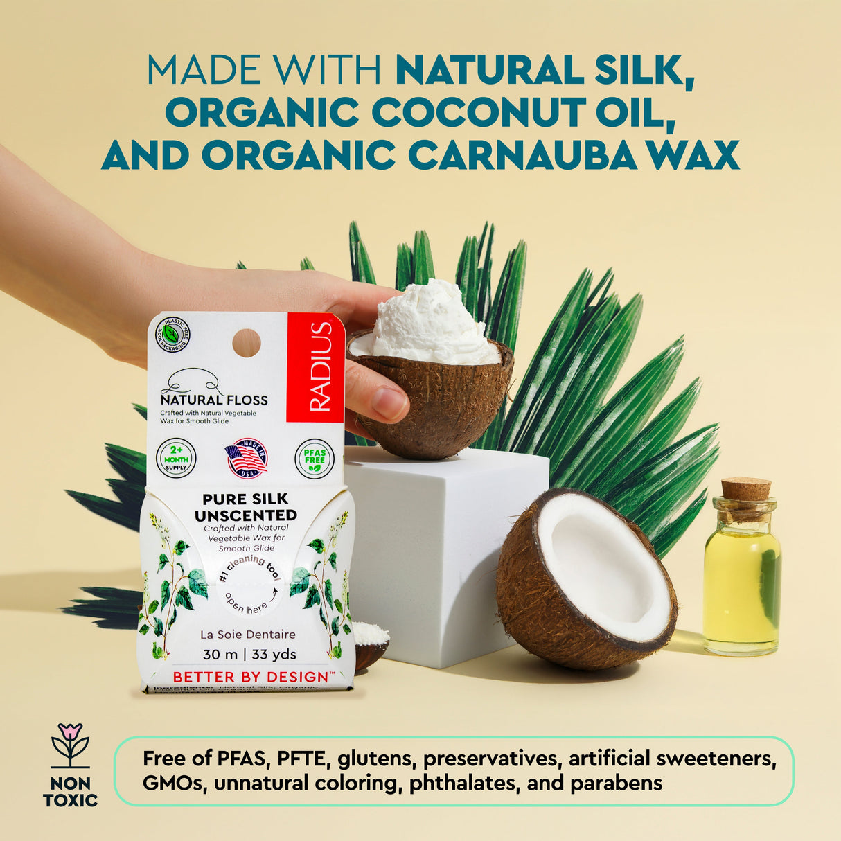 Natural Biodegradable Silk Floss™