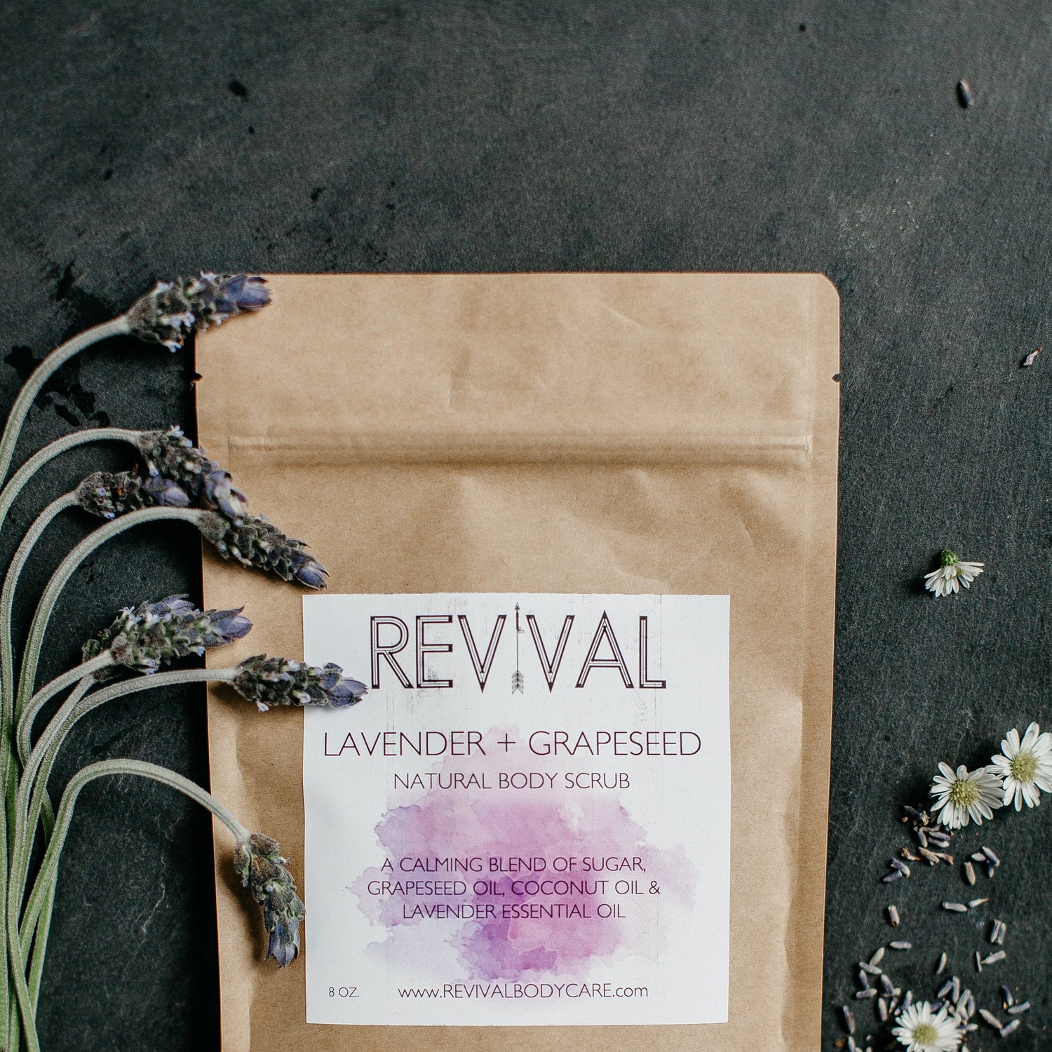 LAVENDER + GRAPESEED BODY SCRUB