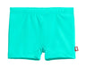 Girls Recycled Nylon UPF 50+ Swim Boy Shorts | Aqua