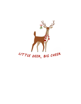 graphic tee | little deer big cheer