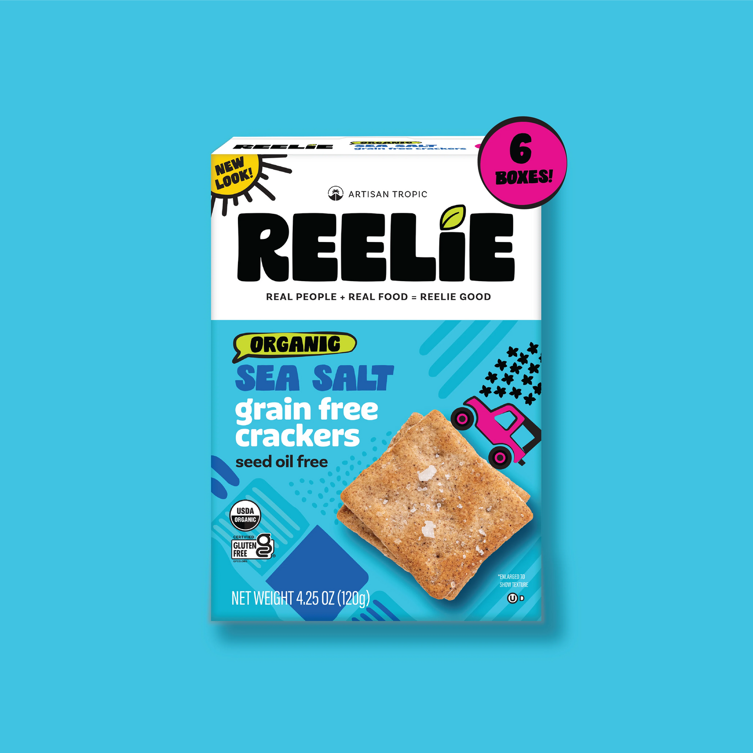 Sea Salt Grain-Free Crackers [6-Pack]