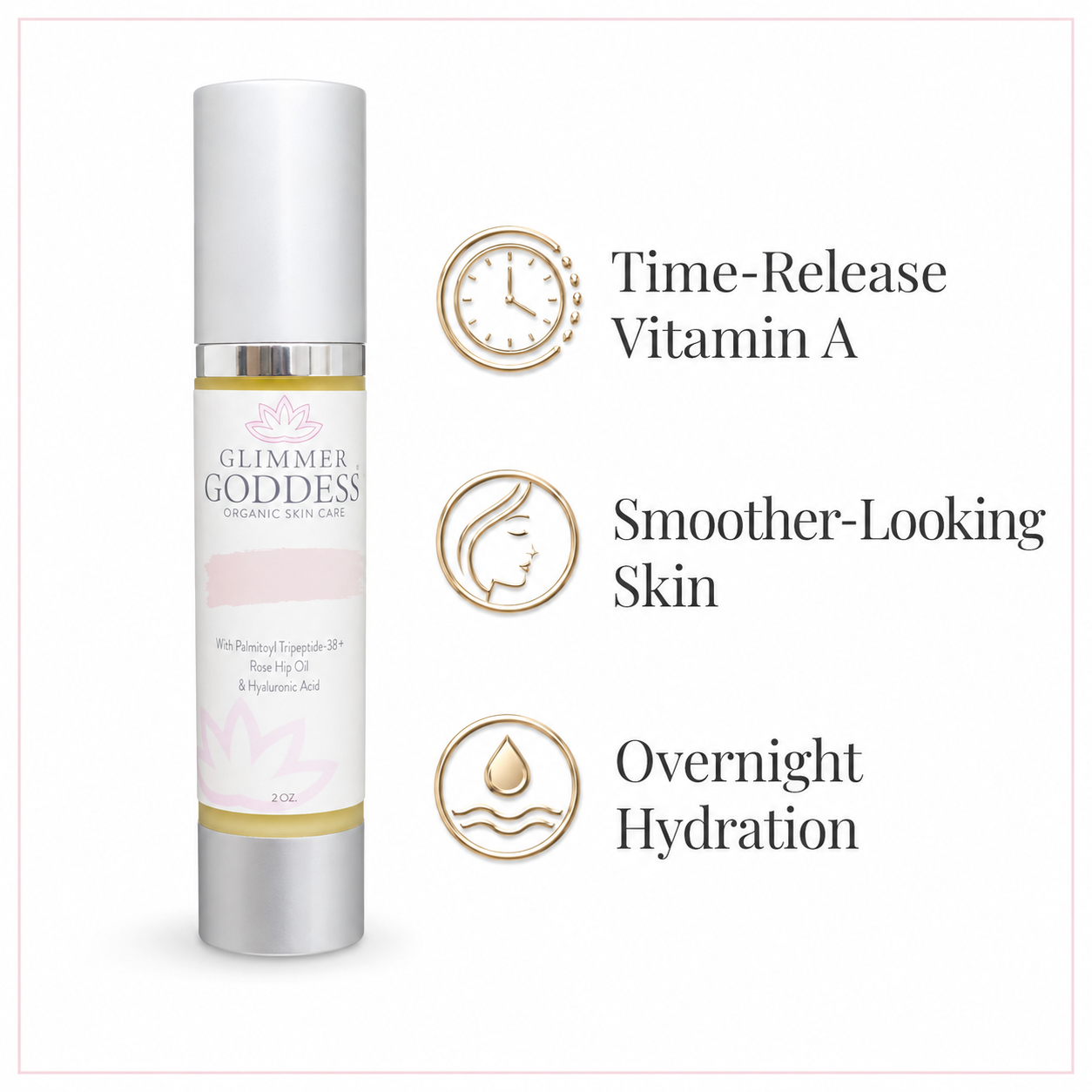 Organic Vitamin A Microcaps Night Cream – Skin Brightener & Age-Defying Formula