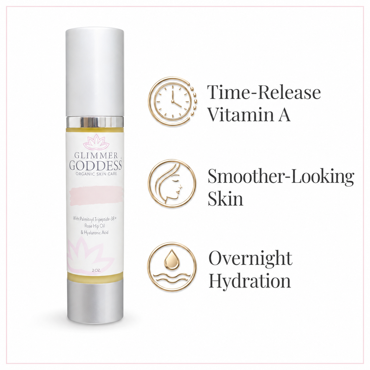 Organic Vitamin A Microcaps Night Cream – Skin Brightener & Age-Defying Formula