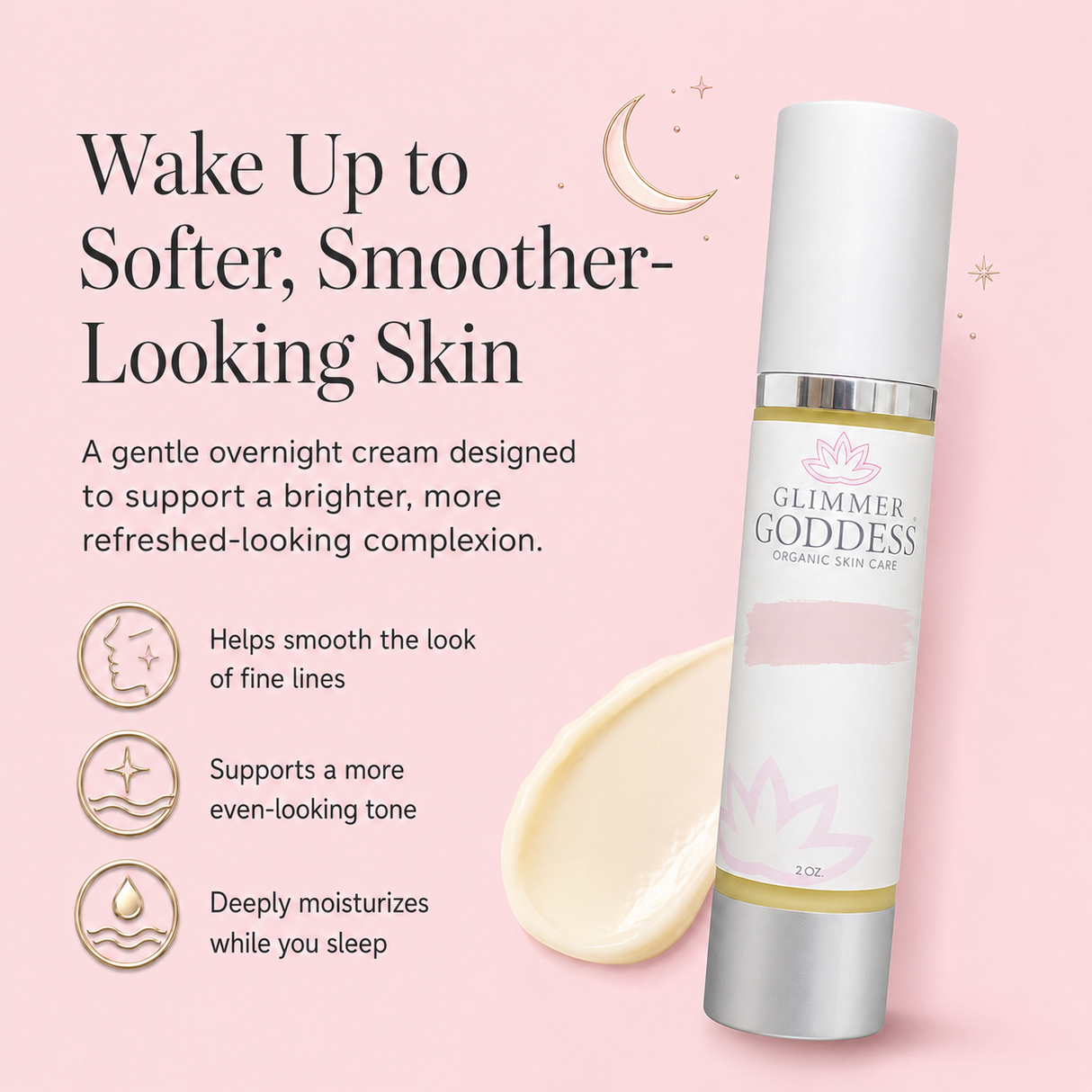 Organic Vitamin A Microcaps Night Cream – Skin Brightener & Age-Defying Formula