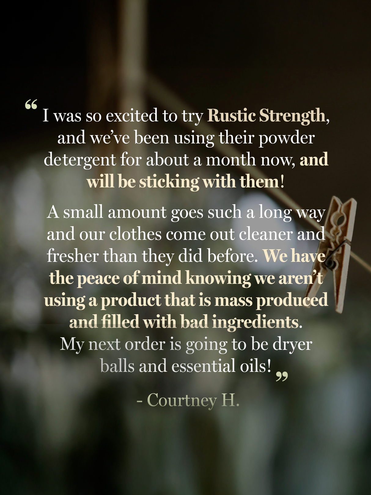 Powder Laundry Detergent