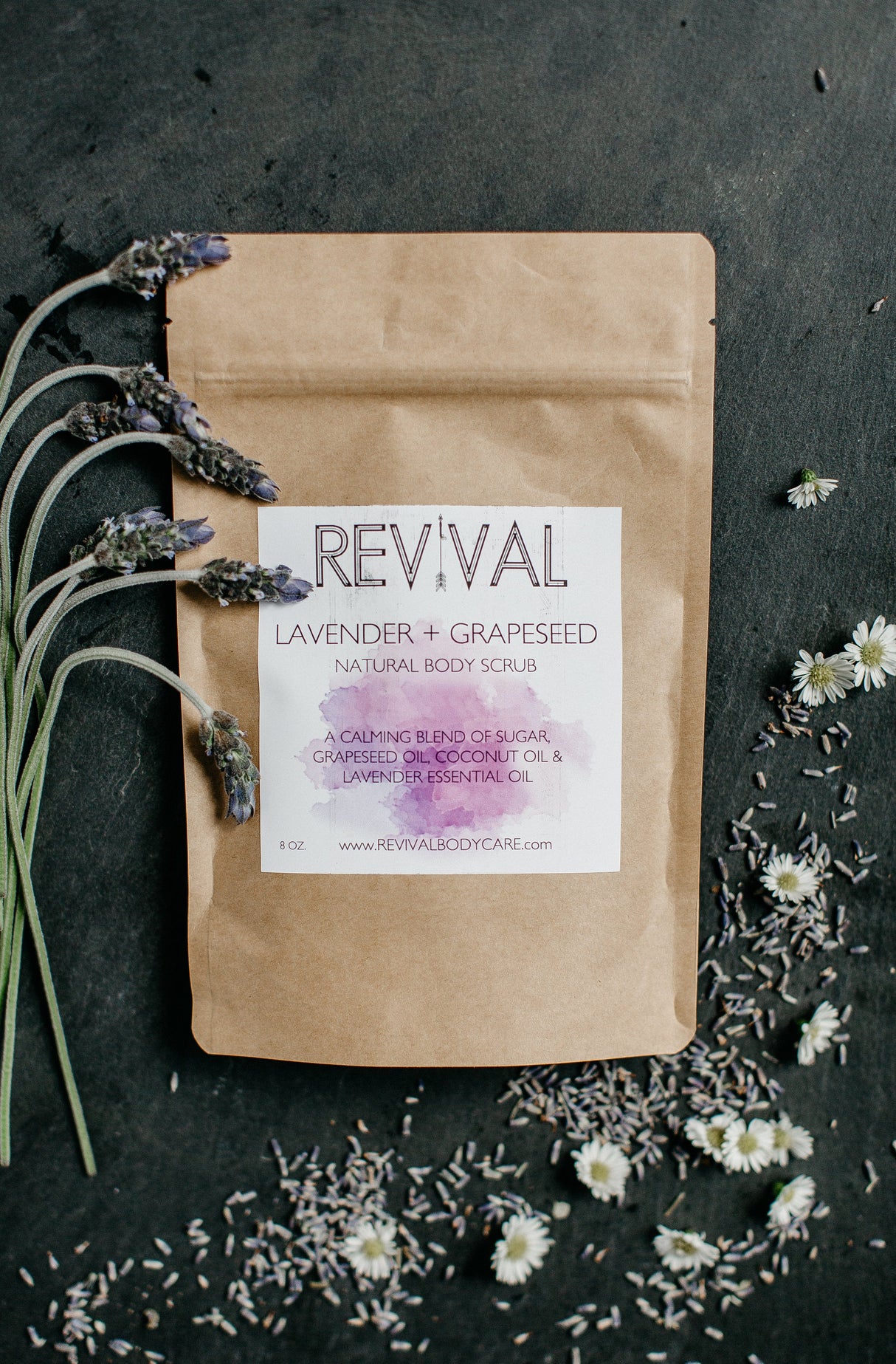 LAVENDER + GRAPESEED BODY SCRUB
