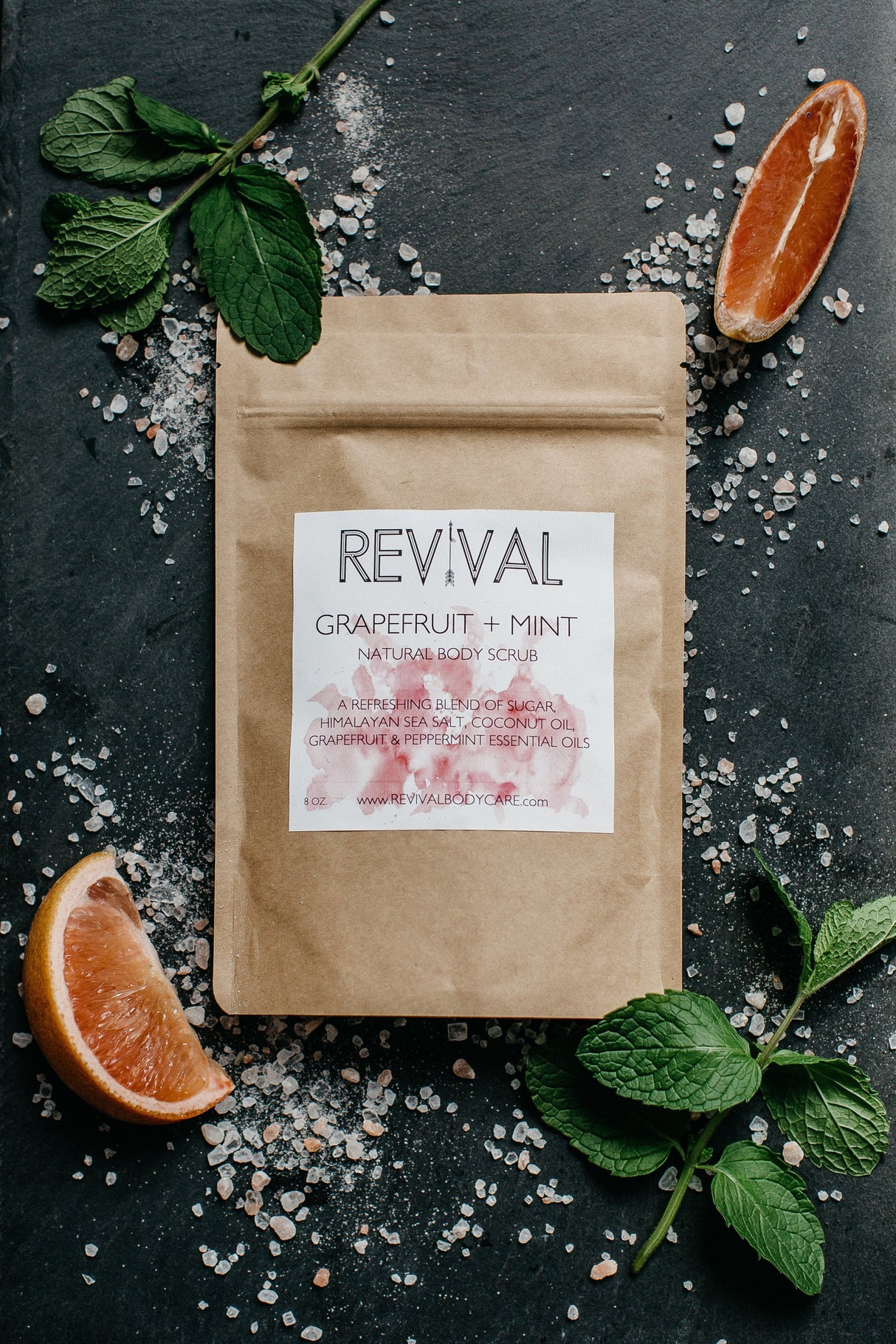 GRAPEFRUIT + MINT BODY SCRUB
